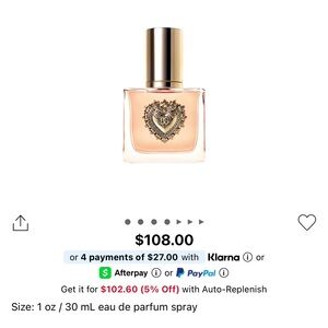 Dolce & Gabanna Devotion Eau de Parfum with Citrus & Vanilla